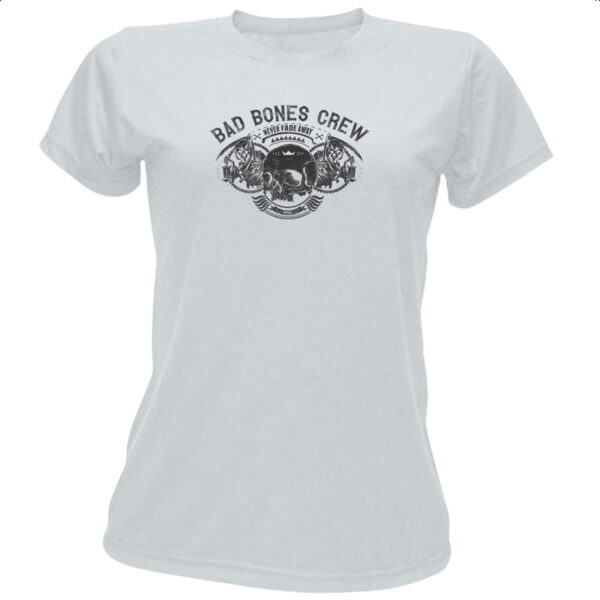 Camiseta Baby Look Bad bones crew