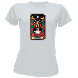 Camiseta Baby Look Taro Cachorro Basset Hound