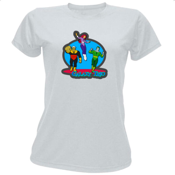 Camiseta Baby Look Nostalgia Galaxy Trio