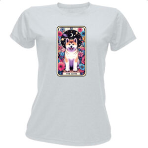 Camiseta Baby Look Taro cachorro Akita