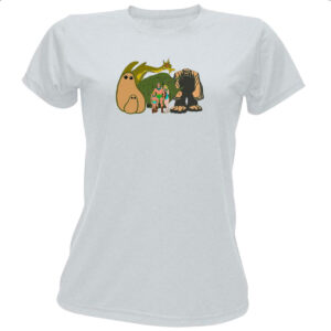 Camiseta Baby Look Nostalgia Os Herculoides Time