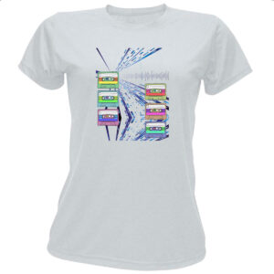 Camiseta Baby Look Fitas K7 anos 80 difusion art