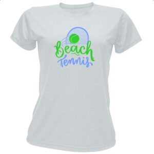 Camiseta Baby Look Beach tennis