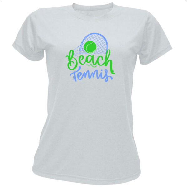 Camiseta Baby Look Beach tennis