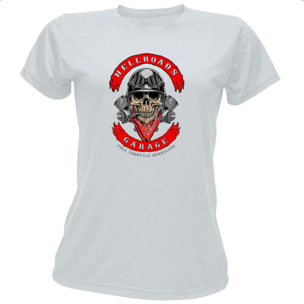 Camiseta Baby Look Hellroads Garage
