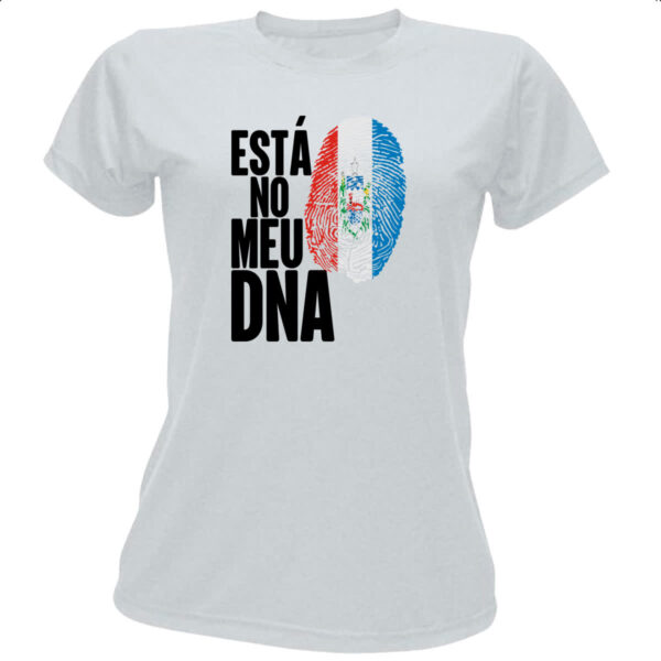 Camiseta Baby Look Esta no meu DNA Alagoas