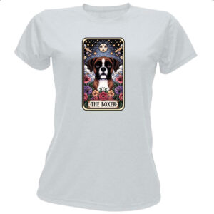 Camiseta Baby Look Taro cachorro Boxer