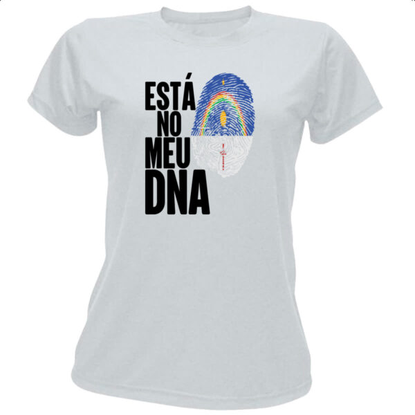 Camiseta Baby Look Esta no meu DNA Pernambuco