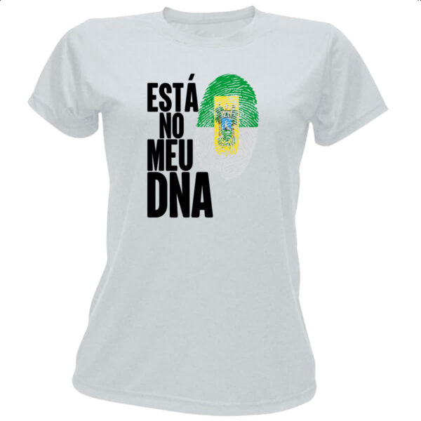 Camiseta Baby Look Esta no meu DNA Rio Grande do Norte