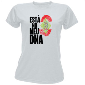 Camiseta Baby Look Esta no meu DNA Santa Catarina