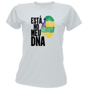 Camiseta Baby Look Esta no meu DNA Sergipe