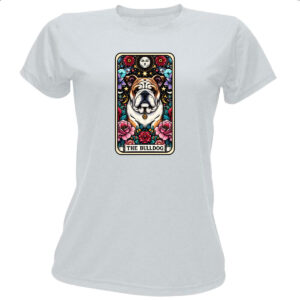 Camiseta Baby Look Taro cachorro Bulldog