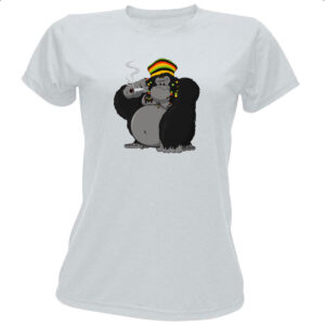 Camiseta Baby Look Gorila Reggae