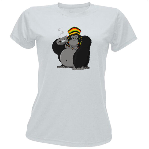 Camiseta Baby Look Gorila Reggae