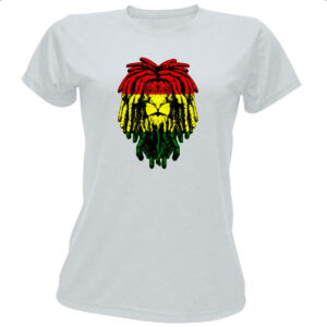 Camiseta Baby Look Leao Rastafari