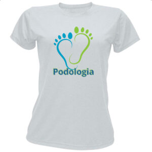 Camiseta Baby Look Podologia