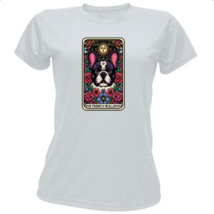 Camiseta Baby Look Taro cachorro Bulldog Frances