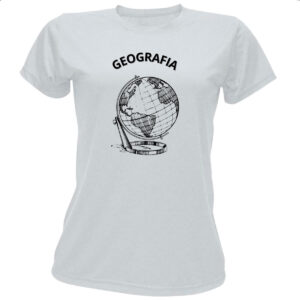Camiseta Baby Look Geografia Globo