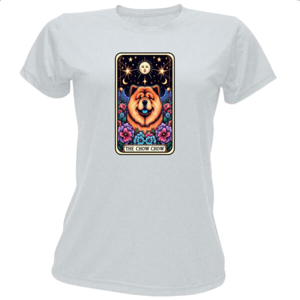 Camiseta Baby Look Taro cachorro Chow Chow