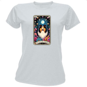 Camiseta Baby Look Taro cachorro Collie