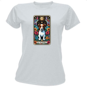 Camiseta Baby Look Taro cachorro Jack Russell Terrier