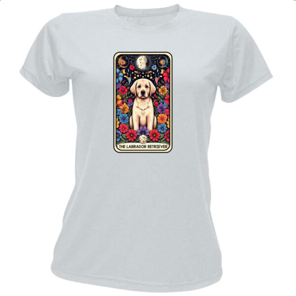 Camiseta Baby Look Taro cachorro Labrador