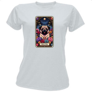 Camiseta Baby Look Taro cachorro Pug