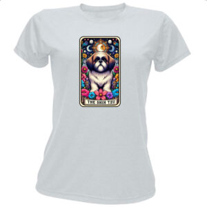 Camiseta Baby Look Taro cachorro Shih Tzu