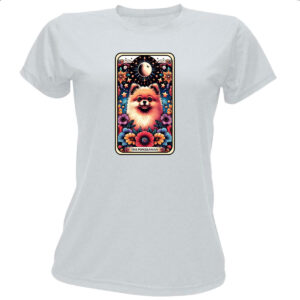 Camiseta Baby Look Taro cachorro Spitz-alemao