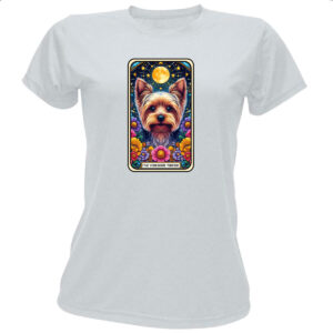 Camiseta Baby Look Taro cachorro Yorkshire Terrier