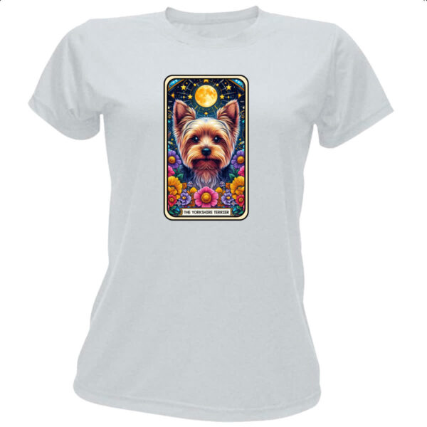 Camiseta Baby Look Taro cachorro Yorkshire Terrier
