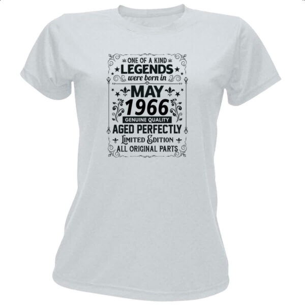 Camiseta Baby Look Legends Were Born MAI-1966