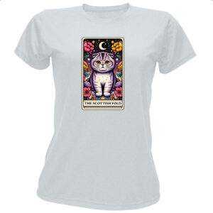 Camiseta Baby Look Taro Gato Scottish Fold