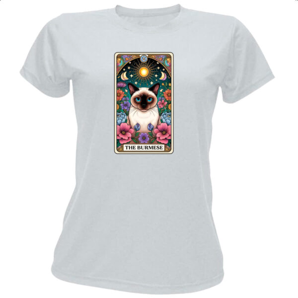 Camiseta Baby Look Taro gato Burmes