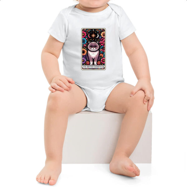 Body infantil Taro gato Pelo Curto Ingles - Imagem 2