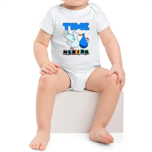 Body infantil Cegonha Time Menino - Imagem 2