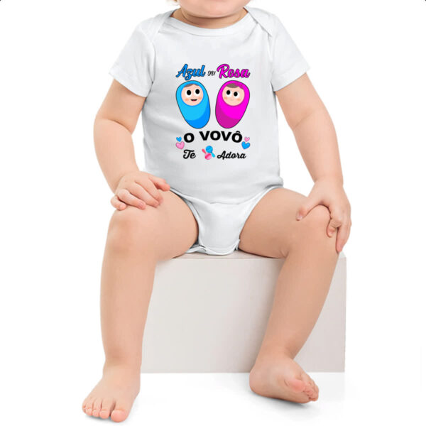 Body infantil Cha Revelacao o Vovo te adora - Image 2