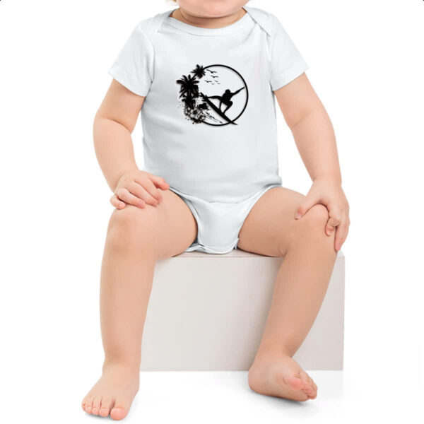 Body infantil Surf Noir Design - Imagem 2