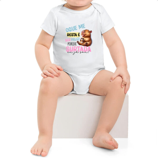 Body infantil Capivara resta ser feliz - Imagem 2