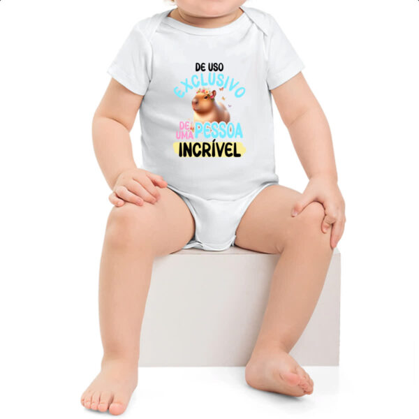 Body infantil Capivara uso exclusivo especial - Imagem 2