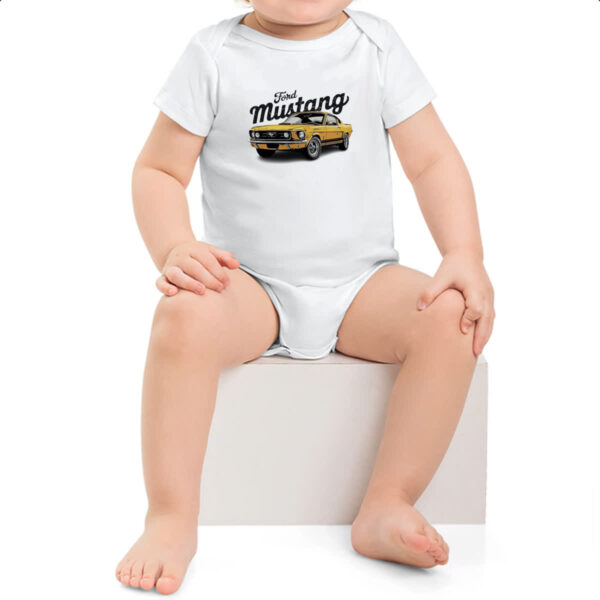 Body infantil Ford Mustang Muscle Car - Imagem 2