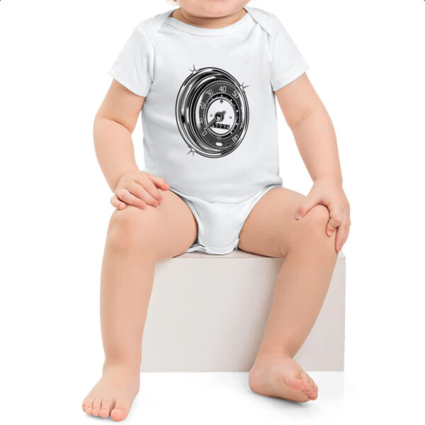 Body infantil Velocimetro Classico VW - Imagem 2