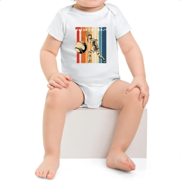 Body infantil Tennis retro vintage - Imagem 2