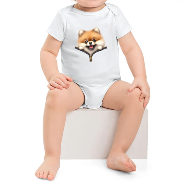 Body infantil Spitz Alemao no Ziper - Imagem 2