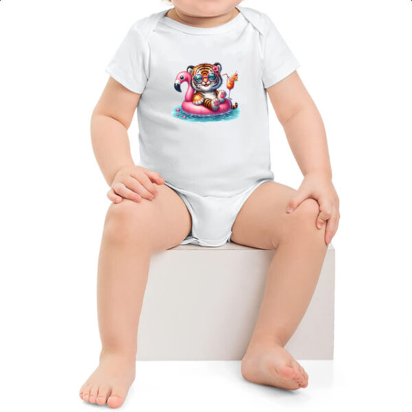 Body infantil Tigre na boia - Imagem 2