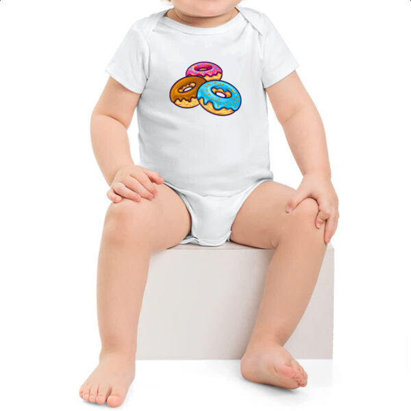 Body infantil Trio Donuts - Imagem 2