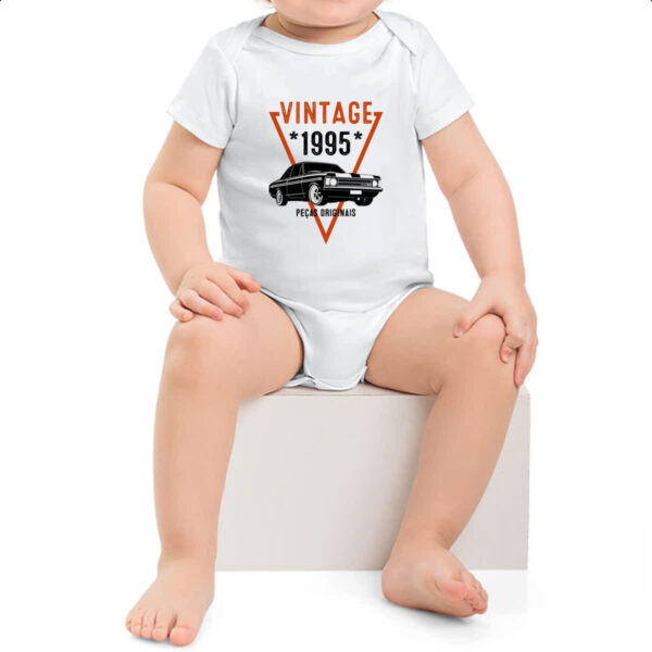 Body infantil Vintage Pecas Originais 1995 - Imagem 2
