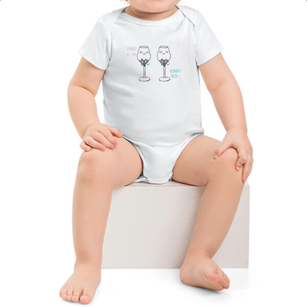 Body infantil Vinho faz mal quando falta - Imagem 2