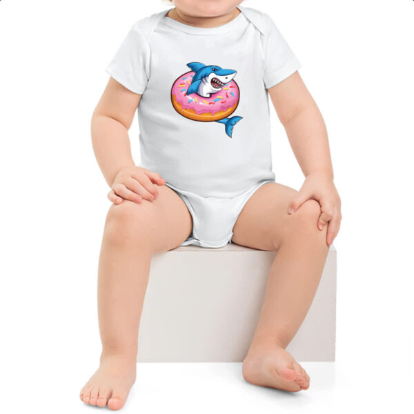 Body infantil Tubarao Donuts - Imagem 2