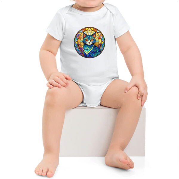 Body infantil Vitral Gato - Imagem 2